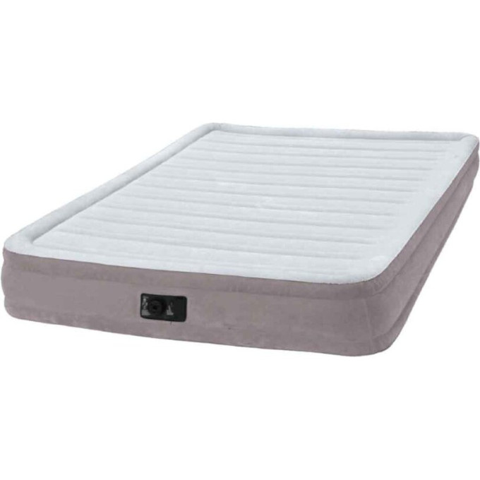 Надувная кровать INTEX Comfort-Plush 67770, 152×203×33 см, встроенный насос 220 V