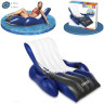 Надувное кресло-шезлонг для плавания 180х135см с подстаканником и ручками, до 100кг 58868
